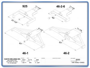 Wing Ballast Regulator Yokes